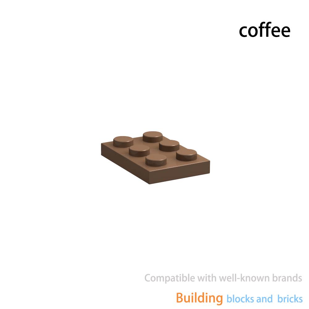 

40pcs Size 2x3 Dot Plate MOC Assemble Particles DIY Building Blocks 2*3 Figures Bricks Educational Creative Toy for Kid 3021