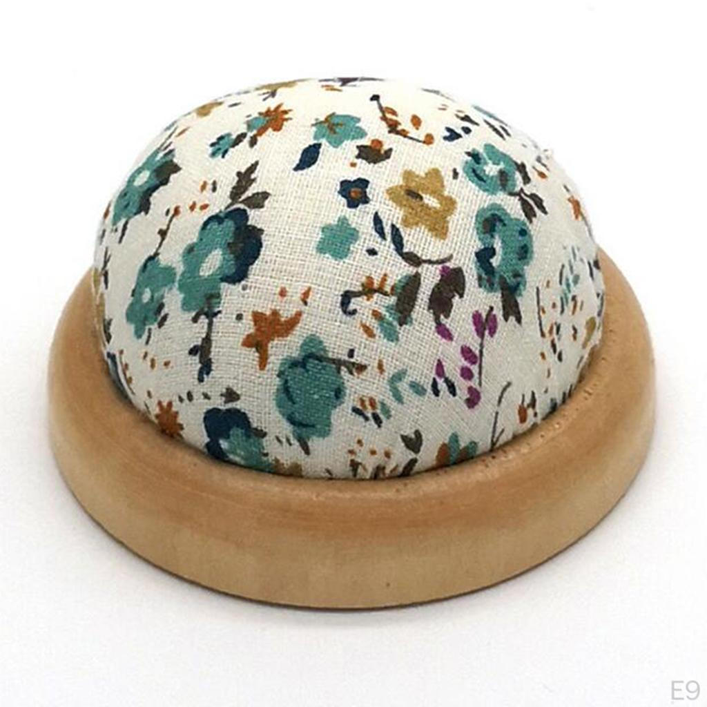 Cloth Pin Cushion Sewing Tool Round Holder 7cm - E252-17