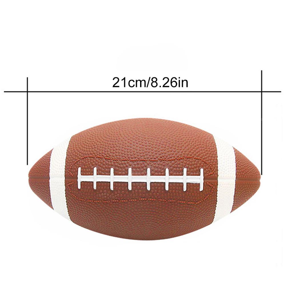 Teenagers Rugby Ball Child Toys Footballs Anti Slip Small Rugby Ball with Inflator Children Game Ball for Children Teaching