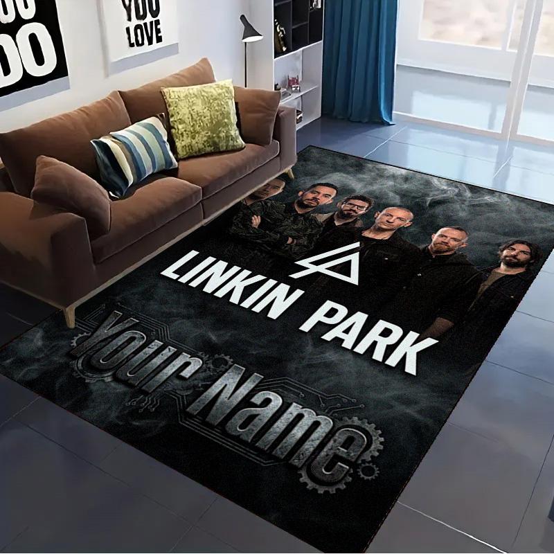 Name Custom Linkin Park Carpet Rug for Living Room Bedroom Home Sofa Decoration,Kids play Non-slip Floor Mat