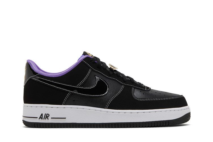 Heren Sneakers Nike Air Force 1 Low '07 LV8 World Champ Zwart Paars Zwart/IJzergrijs/Wit/Zwart
