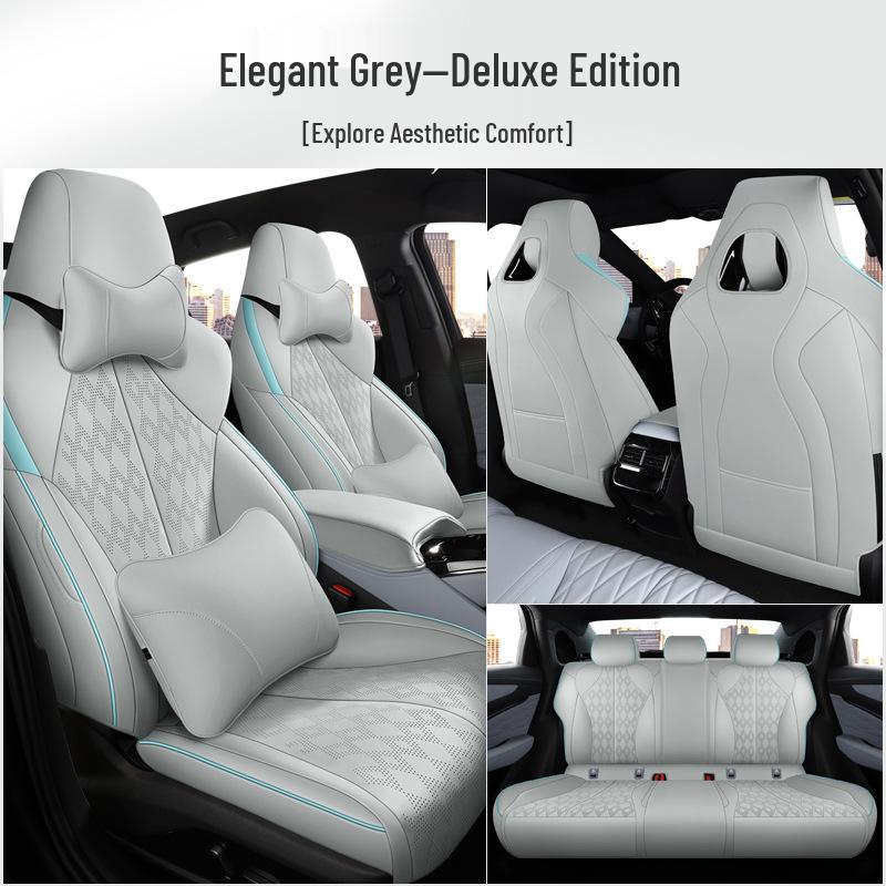 BYD Seal Seat Cover: Perforated, Breathable, Luxurious, Half-Pack Cushion for All Seasons.