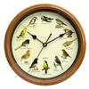 13 Inch Diameter Birdsong Wall Clock Singing Bird Clock
