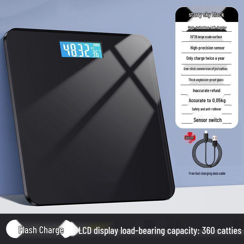 High Precision Smart Body Fat Scale for Home Use - Free Shipping 26x26 cm
