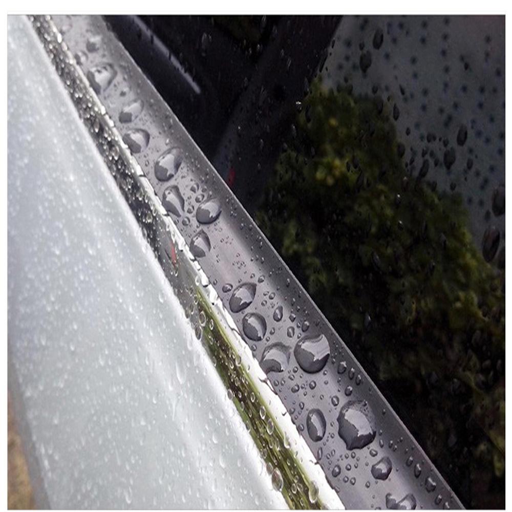 4M 20mm Car Front + Rear Side Window Glass Edging Weatherstrip Seal Strip Rubber