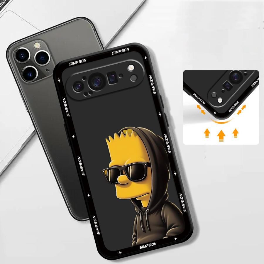 Funda Phone Cover Case for Google Pixel 10A 6a 6 7 8 Pro 10 9 Pro XL 9a 8a 7a Cute The S-simpsons