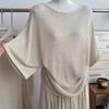 Women Suits Sets Large Size Summer Short Shirt Top Skirt Two-piece Oversize 2PC Suit