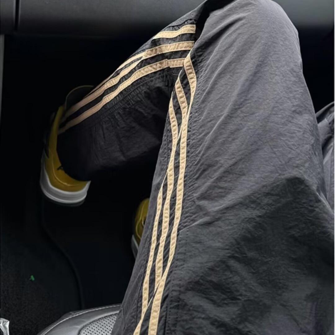 

Мужские быстросохнущие брюки-парашют цвета хаки — летний стиль, прямой крой, 3 шт. в упаковке XXXL