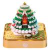 Festives 3D Paper Sculpture Calendar with LED Light 2025 Desk Memo for Everyday Use Notepad Carving Accessories