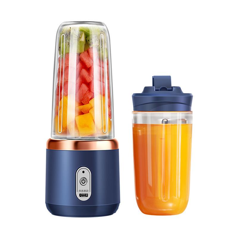 Extrator de Suco - Copo Pequeno Portátil para Suco - Adequado para Estudantes e Uso Doméstico - Liquidificador Recarregável Multifuncional para Fazer Suco