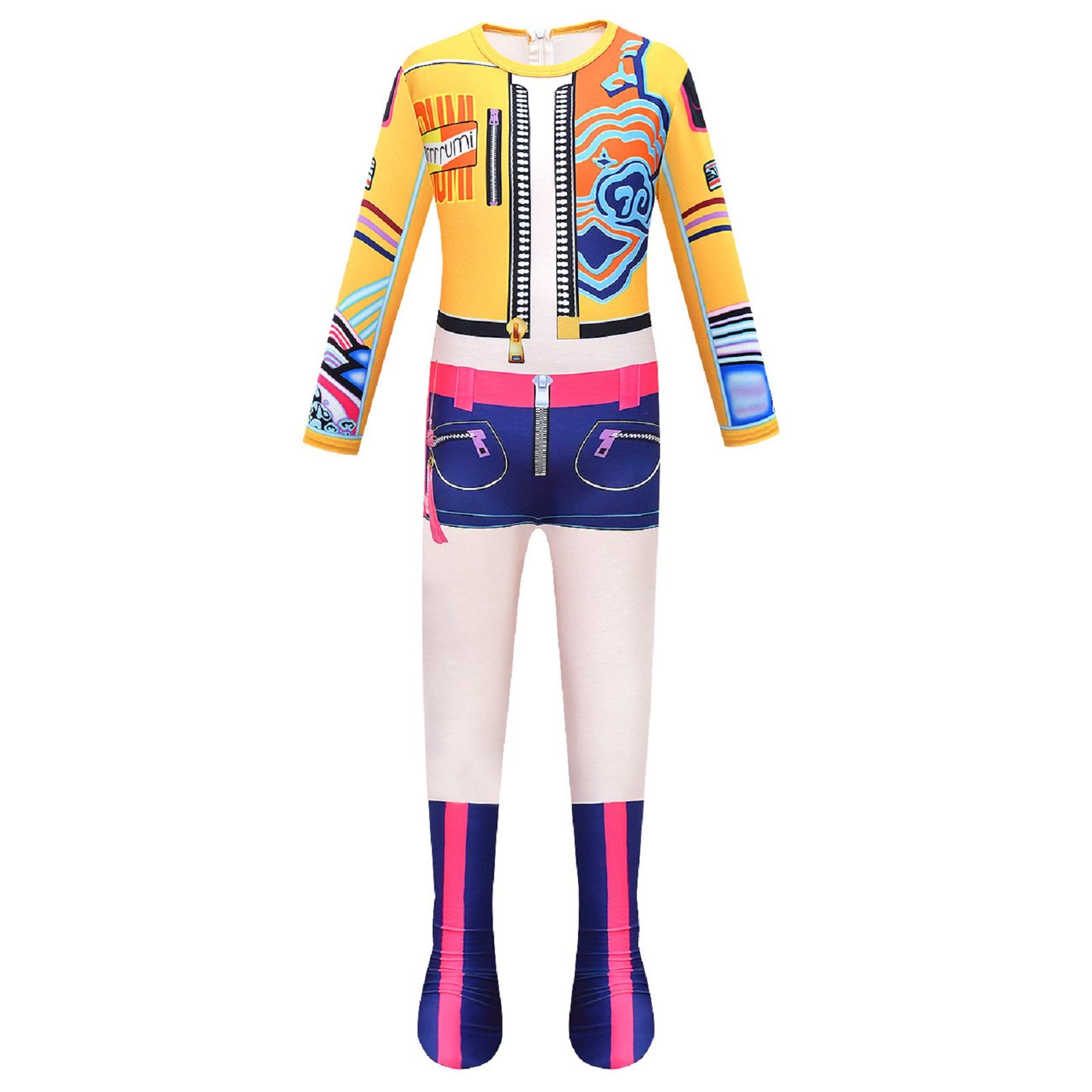 

Girls Witch Bodysuit Dress-up Costume Children s Stage Costume 150 оранжевый