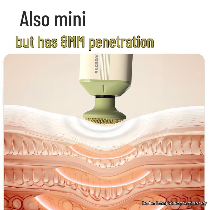 HEZHENG Portable Fascia Massage Gun CN plug (adapter included)