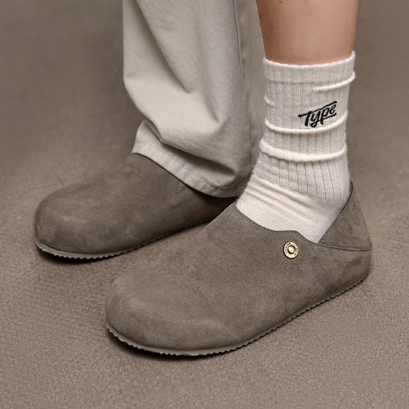 Mens Slip-On Loafer Mules Comfortable Flat Casual Shoes Office Daily Wear