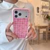 Korean 3D Strawberry Stand-Compatible iPhone Case for iPhone 14/15/16 Pro Max/17