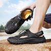 Fashion New Summer Breathable Men Sandals Fashion Roman Sandals Handmade Mesh Men Casual Shoes Platform Outdoor Men's Beach Sandals