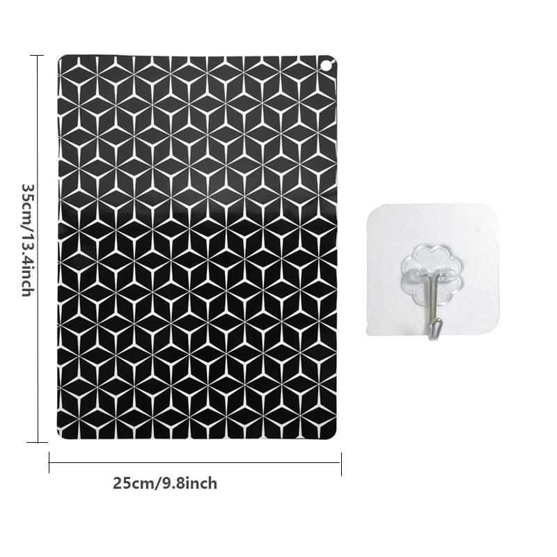 1/4 Stück Induktionskochfeld-Schutz - Runde Silikon-Hitzewasserdichte Kochfeldmatte Hitzebeständig bis 240°C für Gasherd-Zubehör