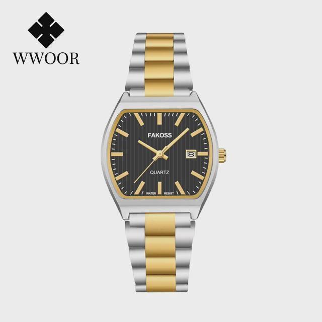 Elegant Watches For Women Waterproof Luminous Date Week Ladies Watch Quartz Stainless Steel Woman's Fashion Wristwatch