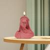 Veil Girl Candle Silicone Mold DIY Lady Portrait Maria Sculpture Making Kit Handmade Soap Craft Plaster Resin Mould Home Decor