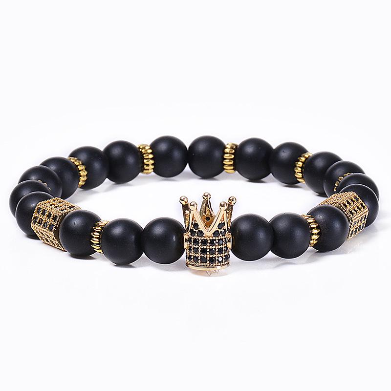 

JYL TS Bracelet Morse Code Soulmate Eye Beaded Attracts True Love Frosted-Elastic Cord глубокая морковь оранжевый