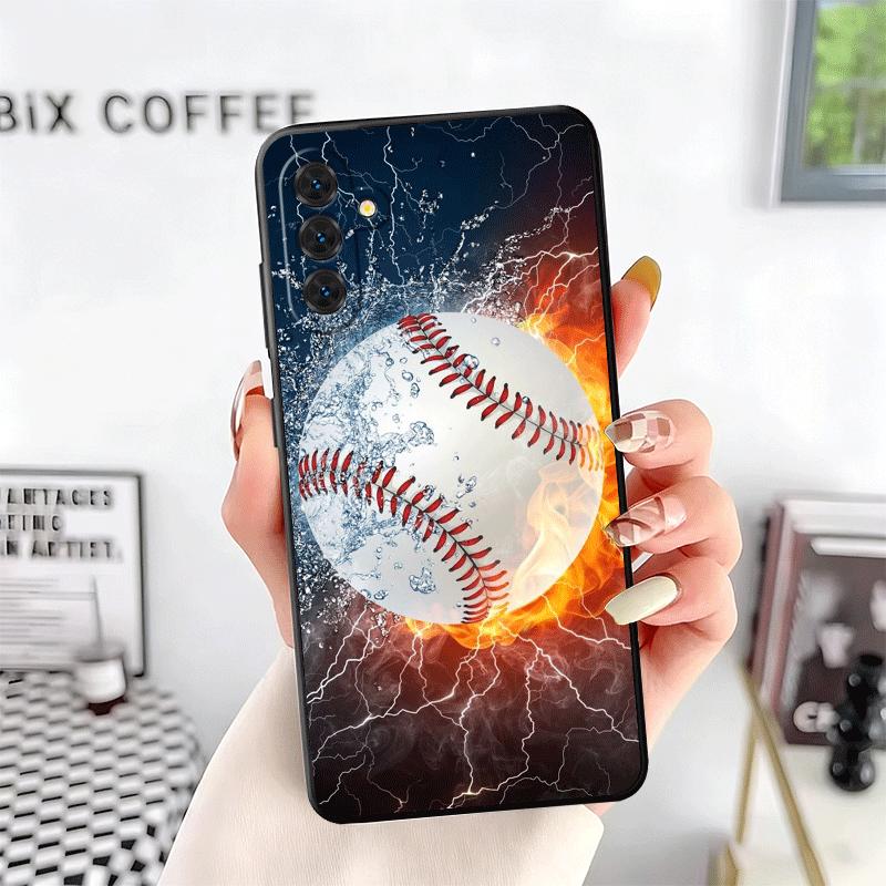 Baseball Sport Soft Phone Case for Samsung A17 A37 A57 A16 A26 A36 A56 A15 A25 A35 A55 A14 A24 A34 A54 A13 A23 A33 A53 A52 A12