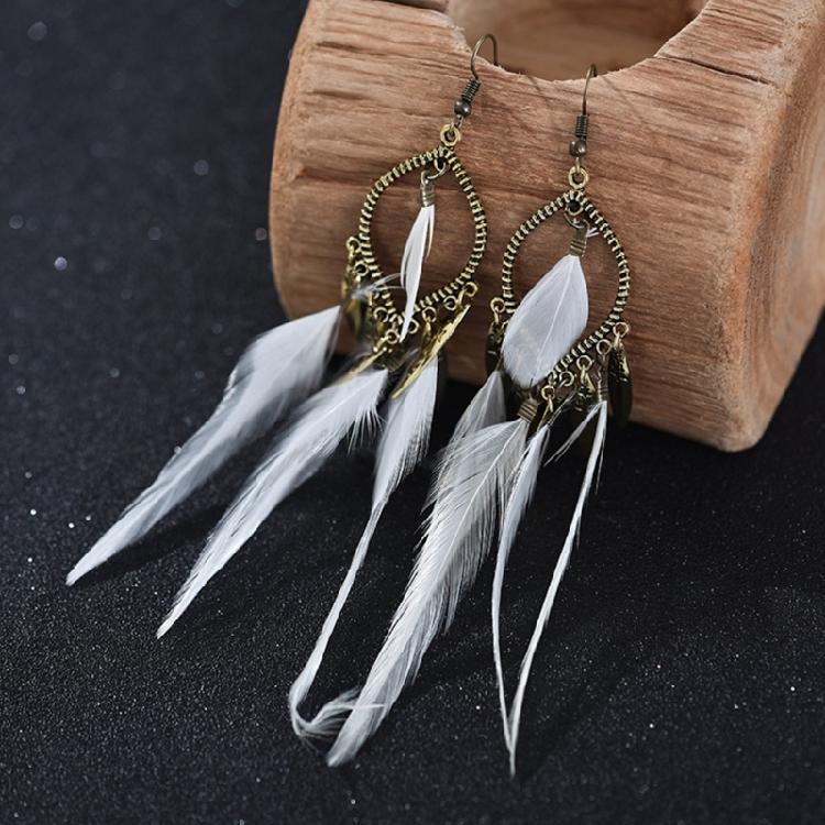 Boho Vintage Stil Ohrringe Sommer Traumfänger Mode Temperament Quaste