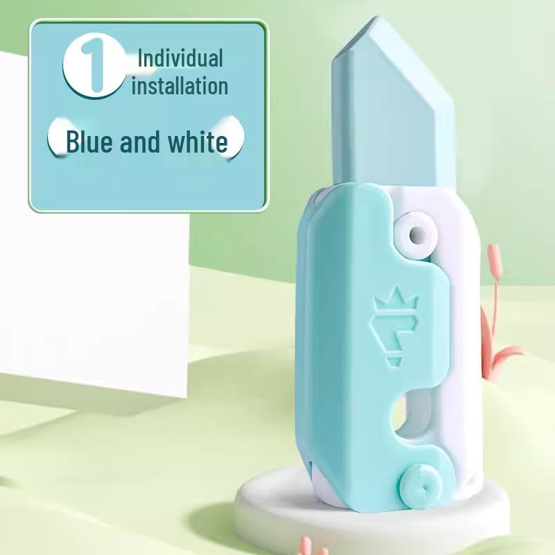 Mini Luminous Push-Pull Elephant Eraser for Students – No-Crumbs, Creative Radish Knife Style Eraser