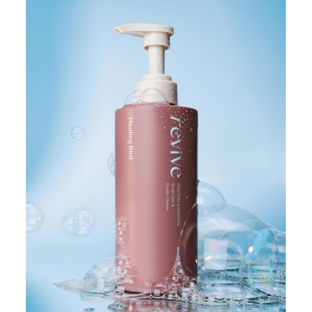 Восстанавливающий протеиновый шампунь Healing Bird Revive FREE