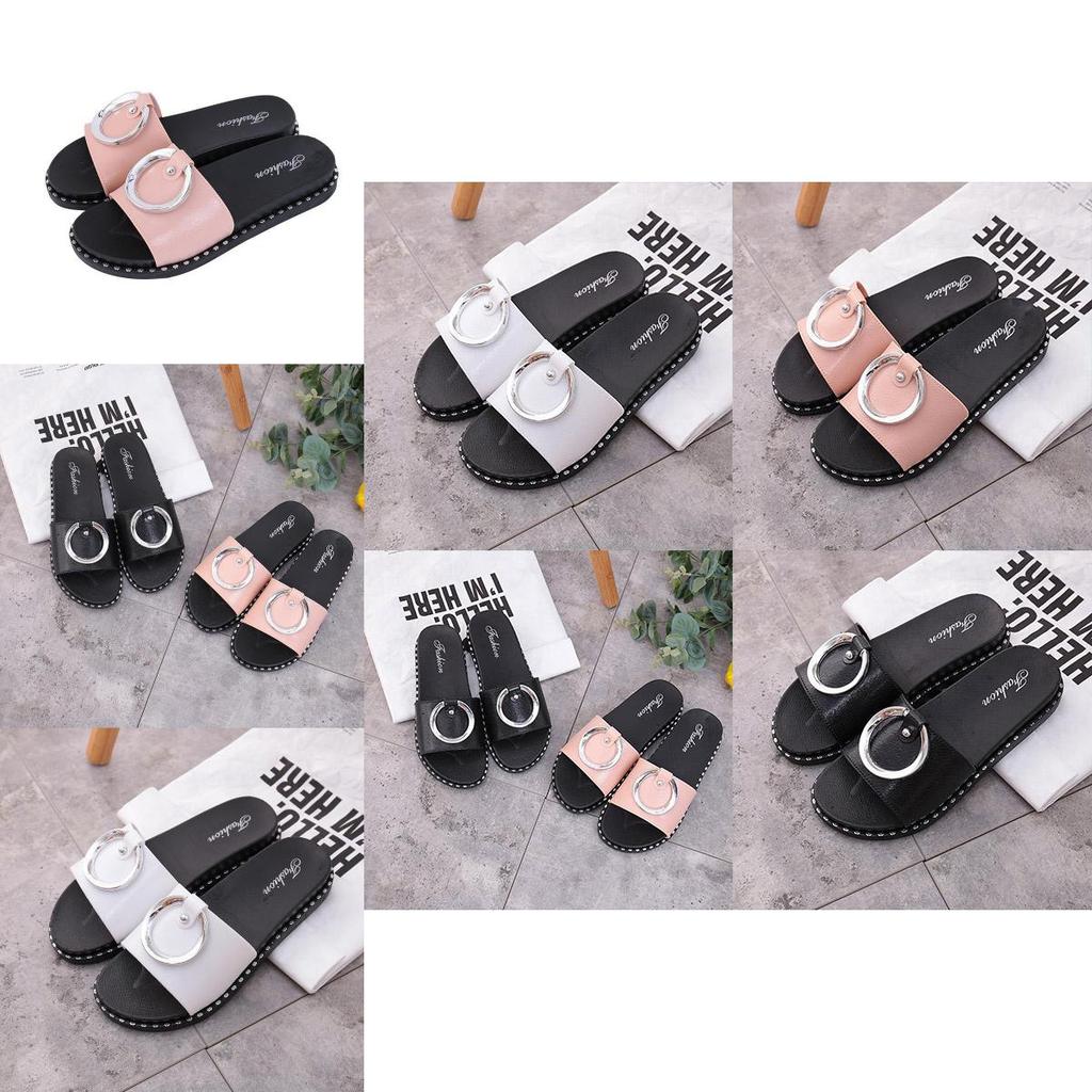 Luxurious Summer Outdoor Sandals Sexy Women Beach Flat Sandal Shoes In Classic Style