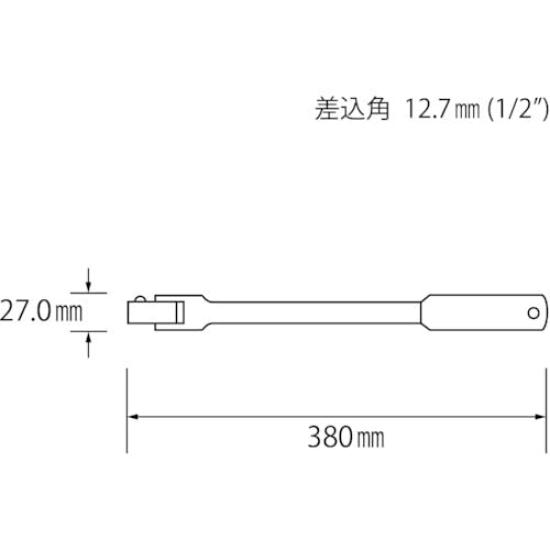 Lobtex Nut Spinner Handle SH4375 12.7X375mm