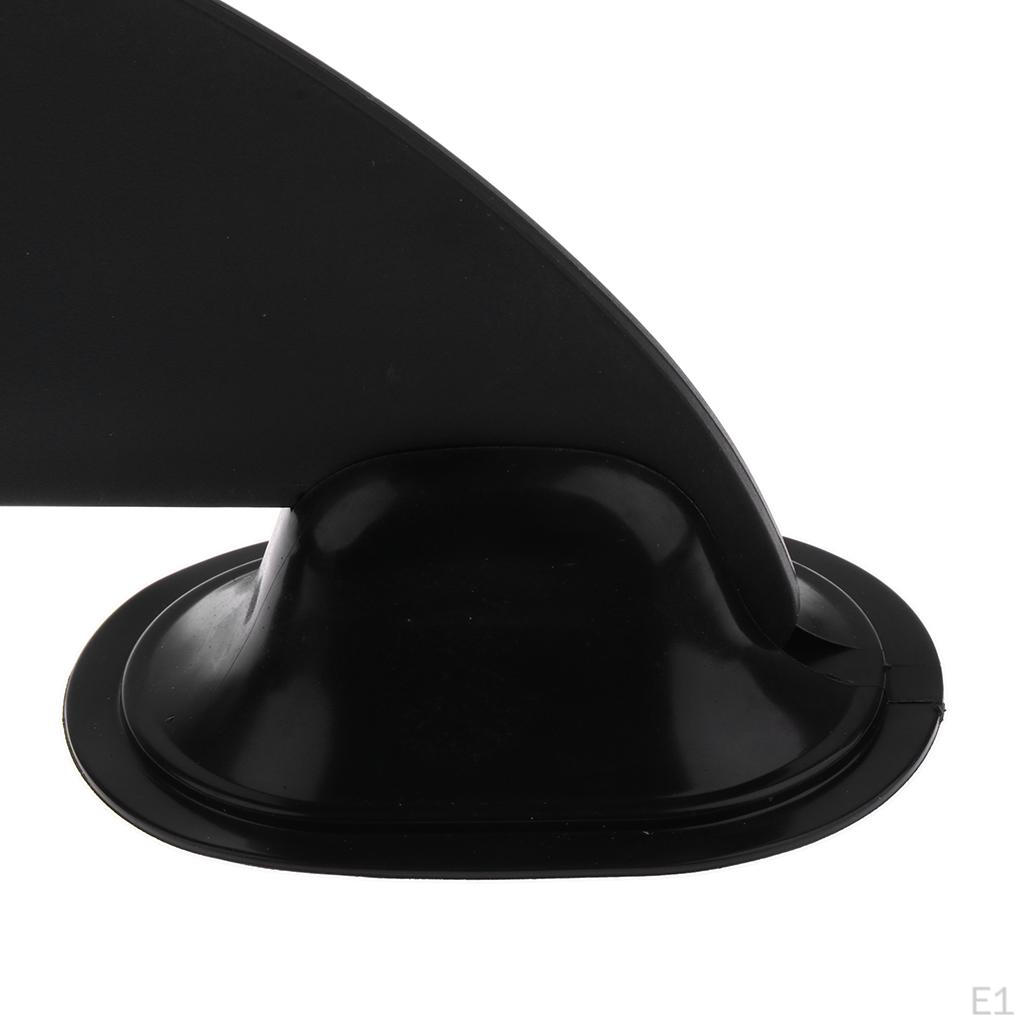 Black PVC Kayak Skeg Fin Mounting Points for Inflatable Boat