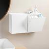 Dispenser Container Box Paper Towel Dispenser Tissue Box Shelf for Bathroom Toilet Paper Holder Waterproof Wall Mounted Roll