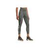 Under Armour Project Rock Letter Print Slim Fit Nine-Point Sports Pants Women Pants Clay-Green 1387766-709