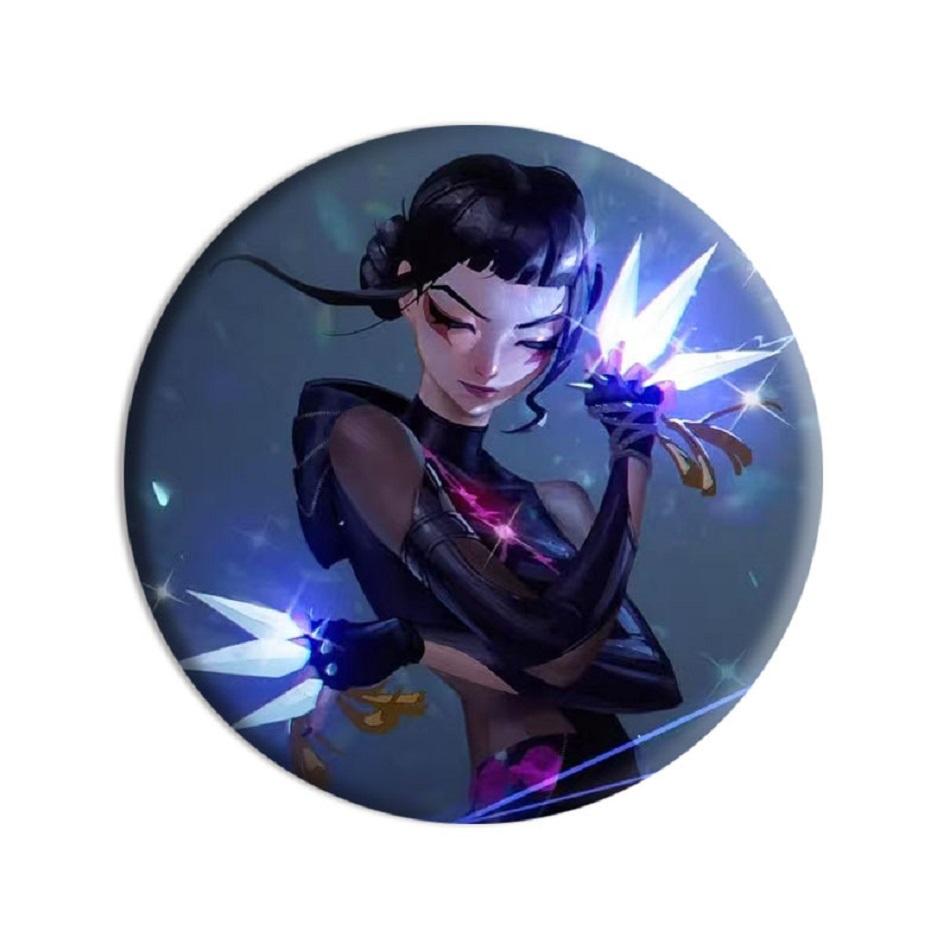 Kpop Demon Hunters Badges Jewelry Accessories Bag Decor Anime Saja Boys Rumi Zoey Jinu Tinplate Button Brooch Toy Gifts for Fans