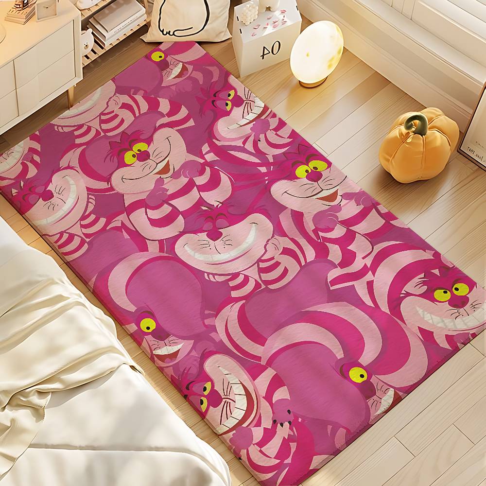 Anime C-cheshire Cat Carpet Bathroom Anti-slip Mat Door Mat Home Decoration Mat Entrance Door Mat Scratch-resistant Door Mat