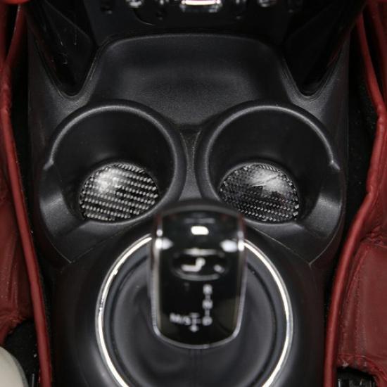 Carbon Interior inner Door Handle Bowl Cover Trim For BMW Mini Cooper 14-21