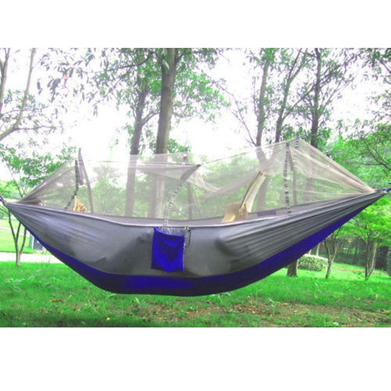 Premium Camping Doppelperson Reise Outdoor Zelt Hängemattenbett mit Moskitonetz