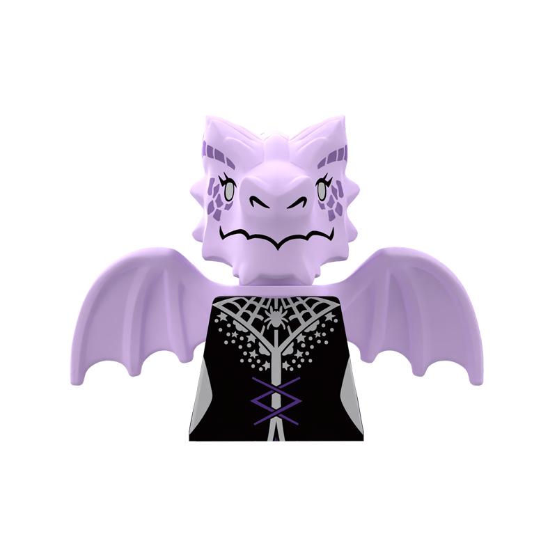 Аниме Мультфильмы Игры Игрушки Кубики Куклы Драконорожденный Средневековые Драконы Рыцари Солдаты Воины Строительные Блоки для Детей Игрушки Подарки