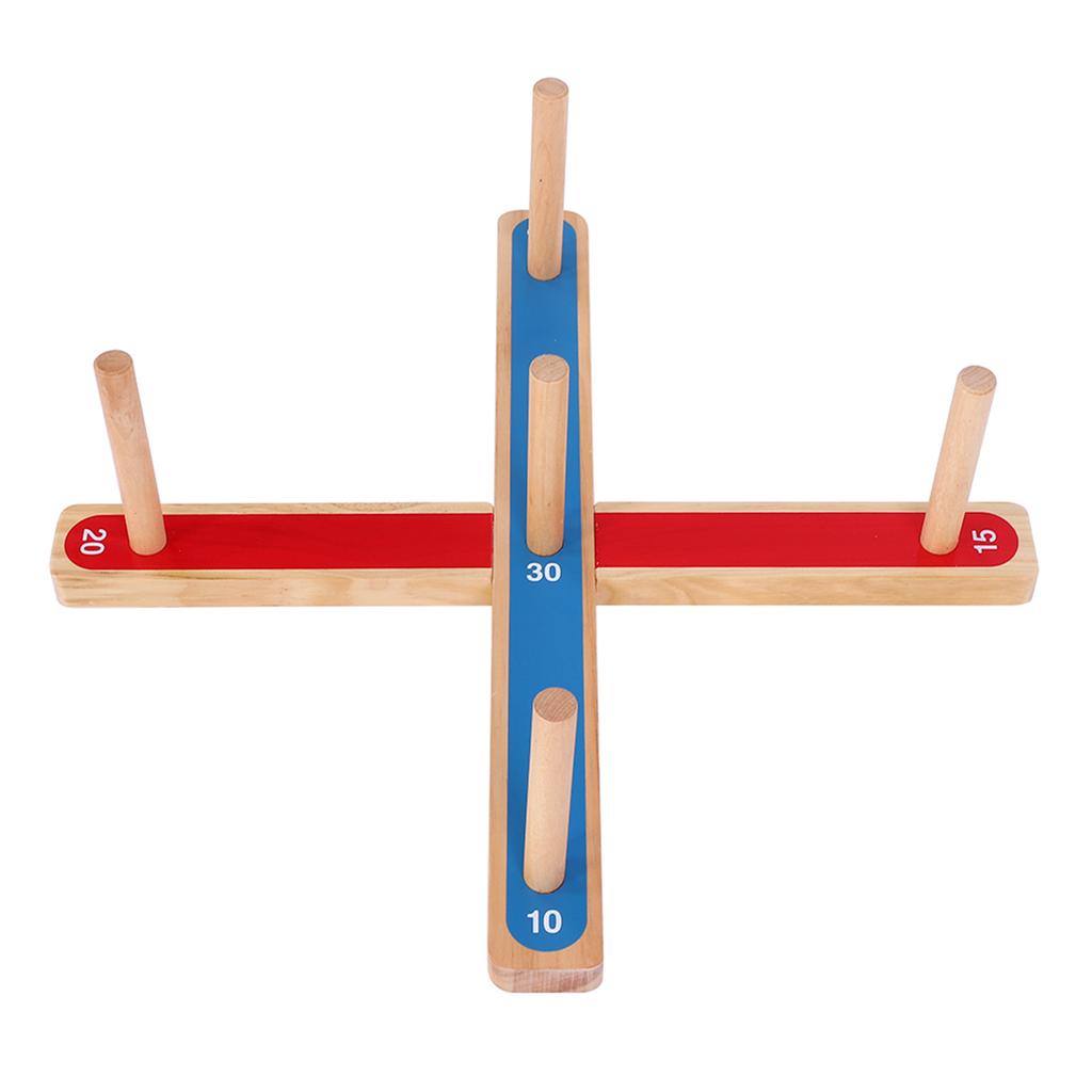 Ring Toss Hoopla Game Set Ferrule Throwing Game Party Game for Adults Kids