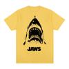 Jaws Vintage Tshirt Amity Island Welcomes You Shark fin Movie Cotton Men T shirt New Tee Tshirt Womens Tops