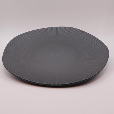 [ware Hendey] 16.5cm Designer Plate, Unbreakable, Made In Japan, Premium Black, Heat-Resistant (240°C), Dishwasher-Safe, Microwave-Safe,