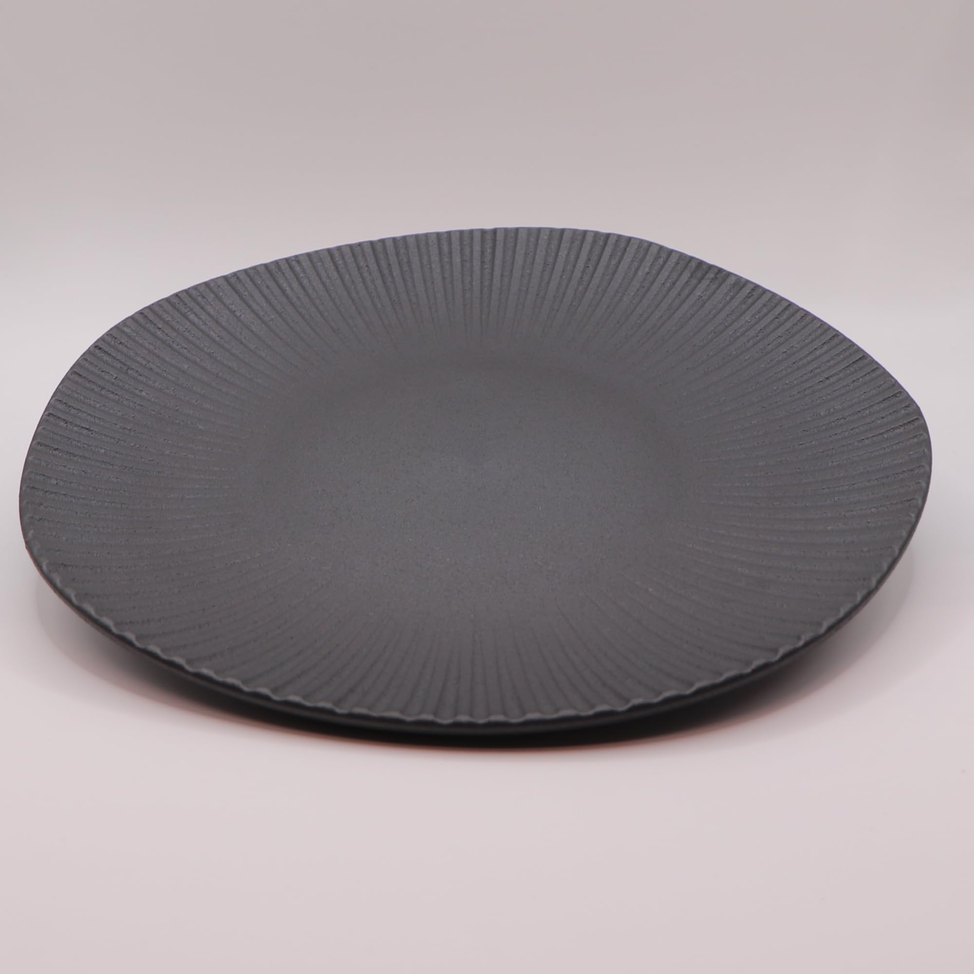 

[ware hendey] 16.5cm Designer Plate, Unbreakable, Made in Japan, Premium Black, Heat-Resistant (240°C), Dishwasher-Safe, Microwave-Safe,