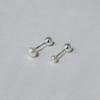 Postlude [Silver] Sv Pearl Piercing (2 Size)