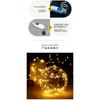 1 Pack USB Powered Fairy Lights htswith Remote & Timer,50LED Silver Wire, 8 Modes, Waterproof, Cool White Starry Lights for Party, Wedding, Christmas