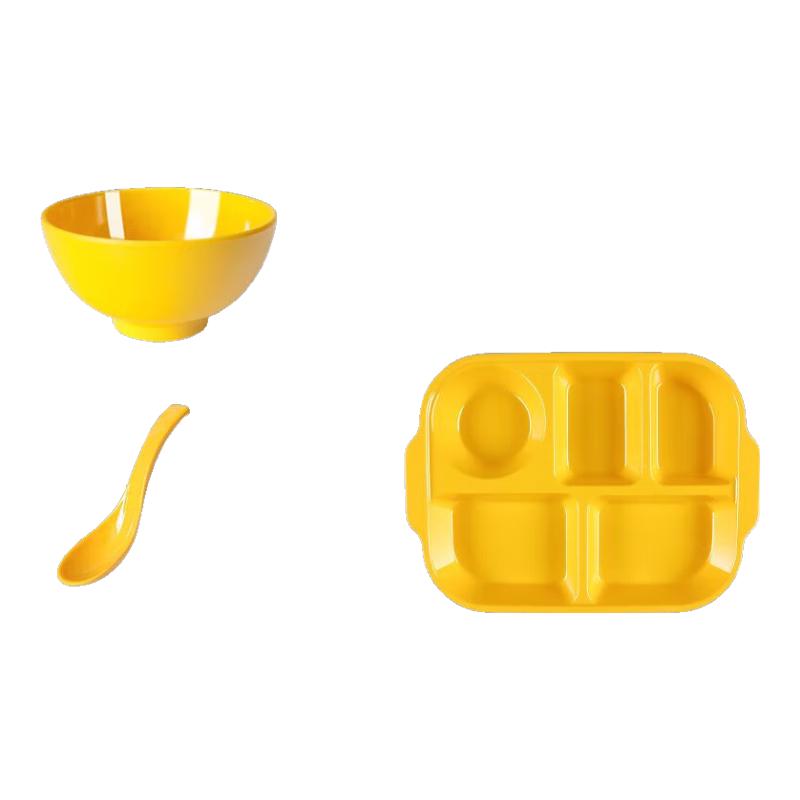 Qianxing Melamine Divided Fast Food Tray