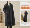 Winter 2023 European Loose-Fit Diamond-Patterned Cotton Jacket for Women - Large Size