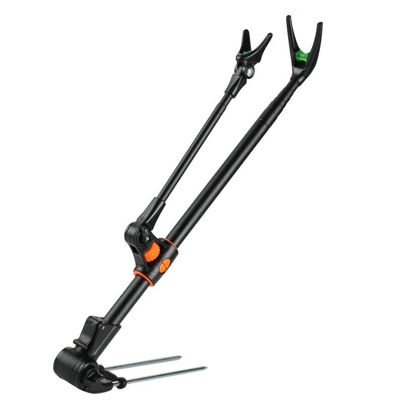 Thickened Stainless Steel Fishing Rod Holder with Ground Insert
