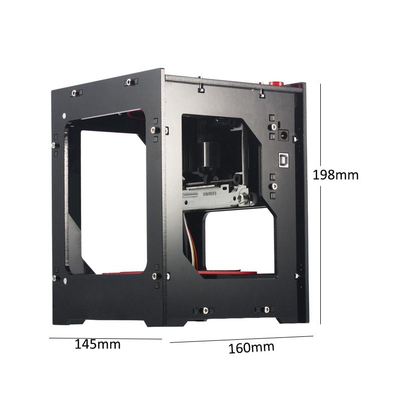1000mW DIY Laser USB Engraver Cutter Engraving Carving Machine Printer CNC 19.8x14.5x16cm