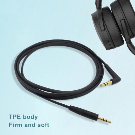 Audio Headphone Cable High-purity Sound TPE Earphone Cable Replacement for Sennheiser HD400S HD450BT HD4.30