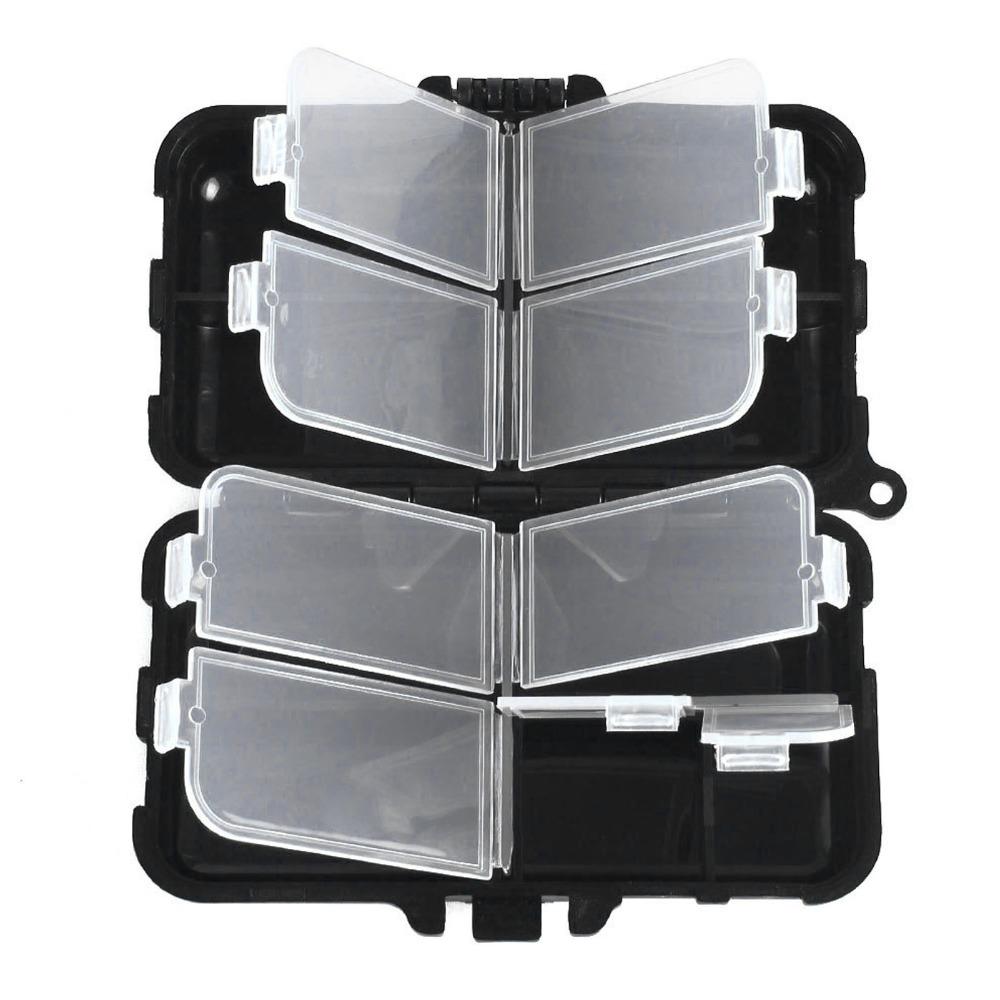 2PCS Double Sided Fishing Tackle Box Detachable Fishing Lure Box Lure Storage Box  Hook Storage
