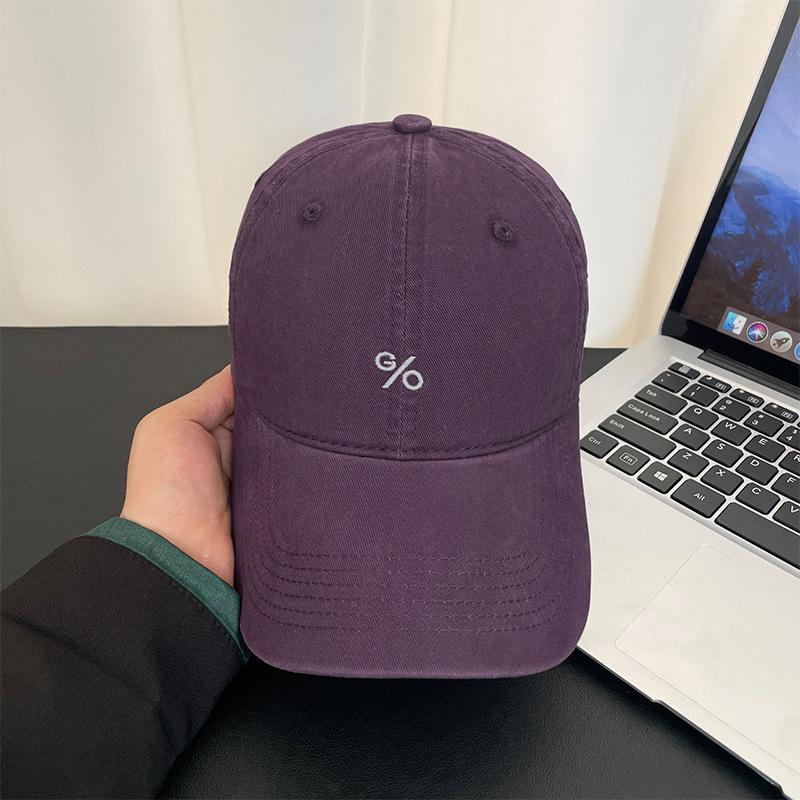 Big head circumference deep top baseball cap children spring and summer embroidery simple versatile wide brim cap outdoor sun hat